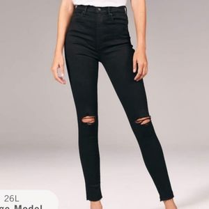 Abercrombie and Fitch ultra high rise super skinny jeans size 2